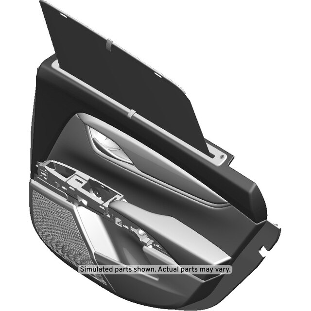 GM Genuine Parts Cocoa Passenger Side Rear Door Trim