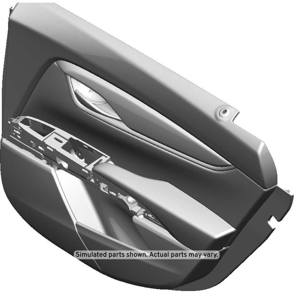 GM Genuine Parts Cocoa Passenger Side Rear Door Trim