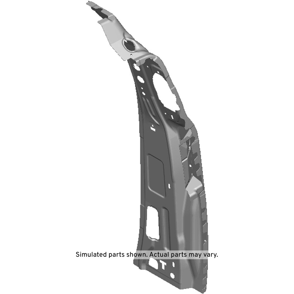 GM Genuine Parts Passenger Side Body Lock Pillar Inner Panel