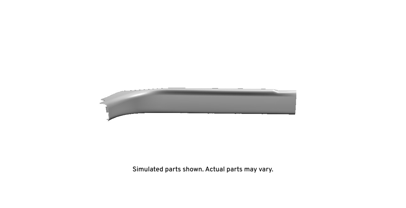 GM Genuine Parts Maple Sugar Rear Passenger Side Door Sill Garnish Molding