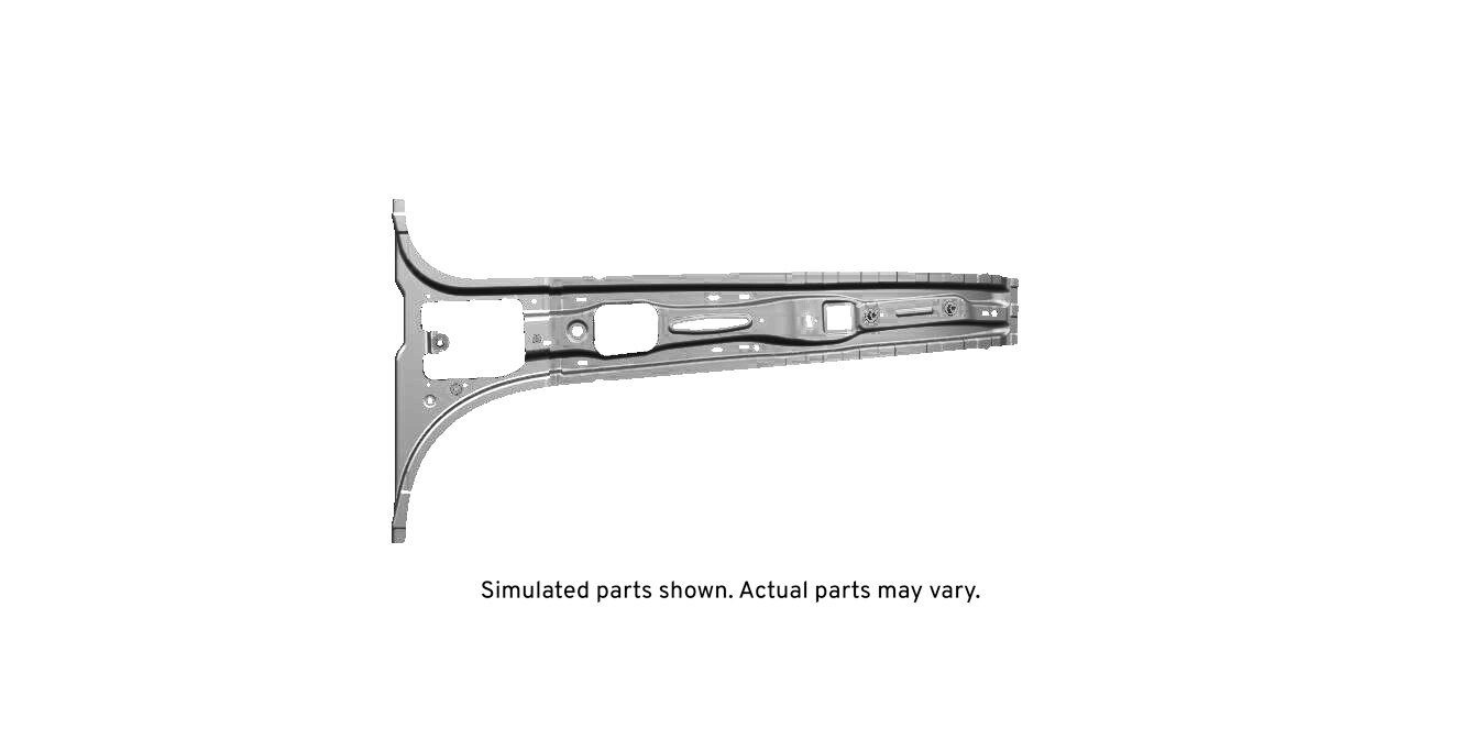 GM Genuine Parts Passenger Side Center Pillar Inner Panel