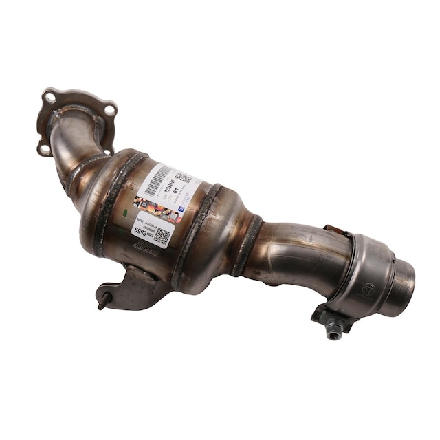 GM Genuine Parts Driver Side 3-Way Catalytic Converter with Flange, Bushings, Studs, and Clamps