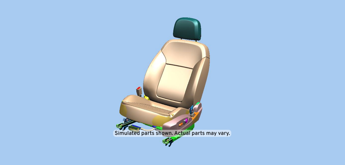 GM Genuine Parts Light Neutral Driver Seat