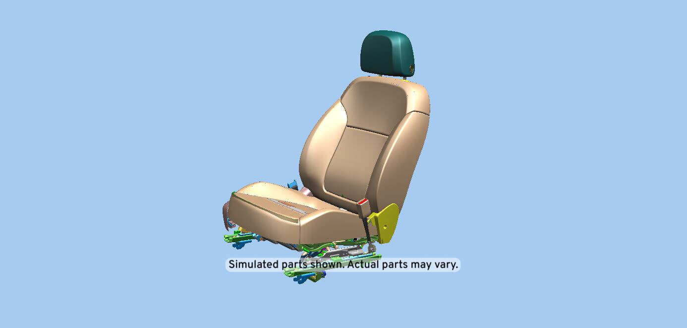 GM Genuine Parts Light Neutral Passenger Seat