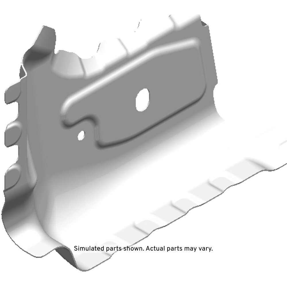 GM Genuine Parts Driver Side Underbody Front Side Rail Outrigger
