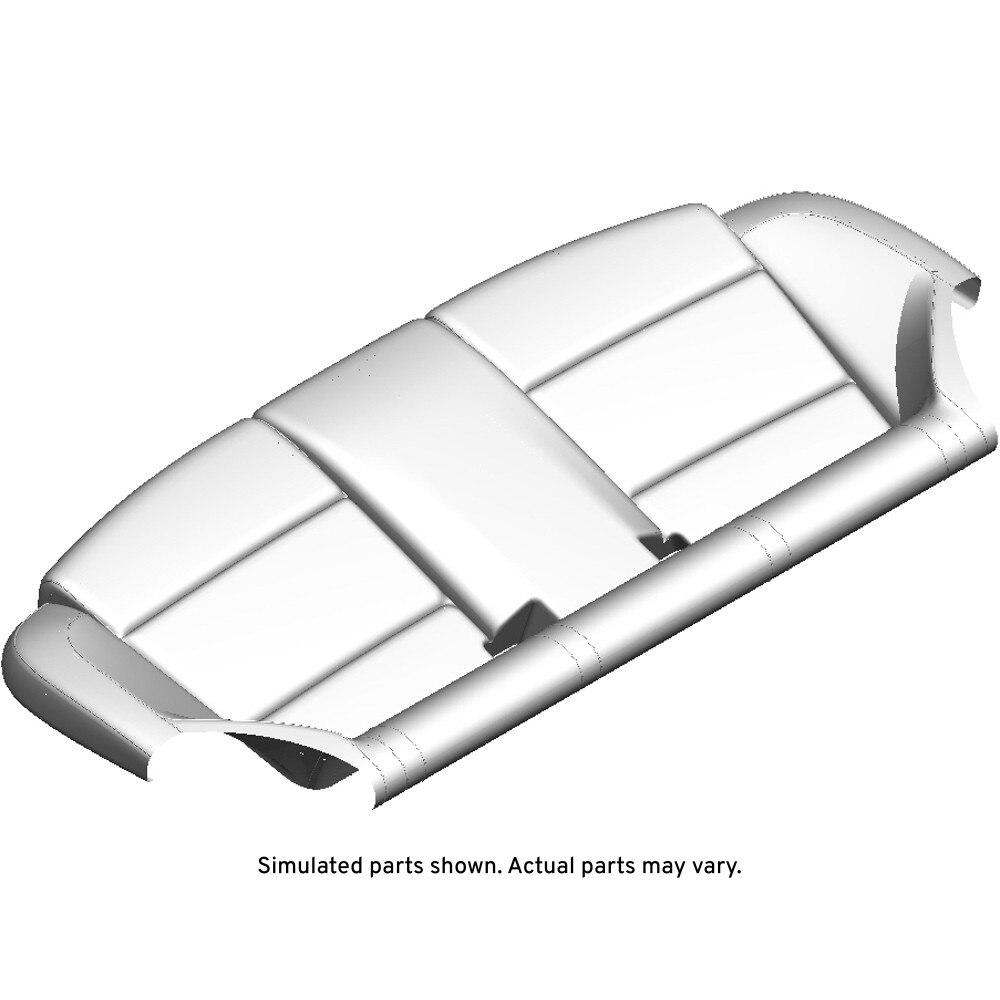 GM Genuine Parts Jet Black Rear Seat Cushion Cover