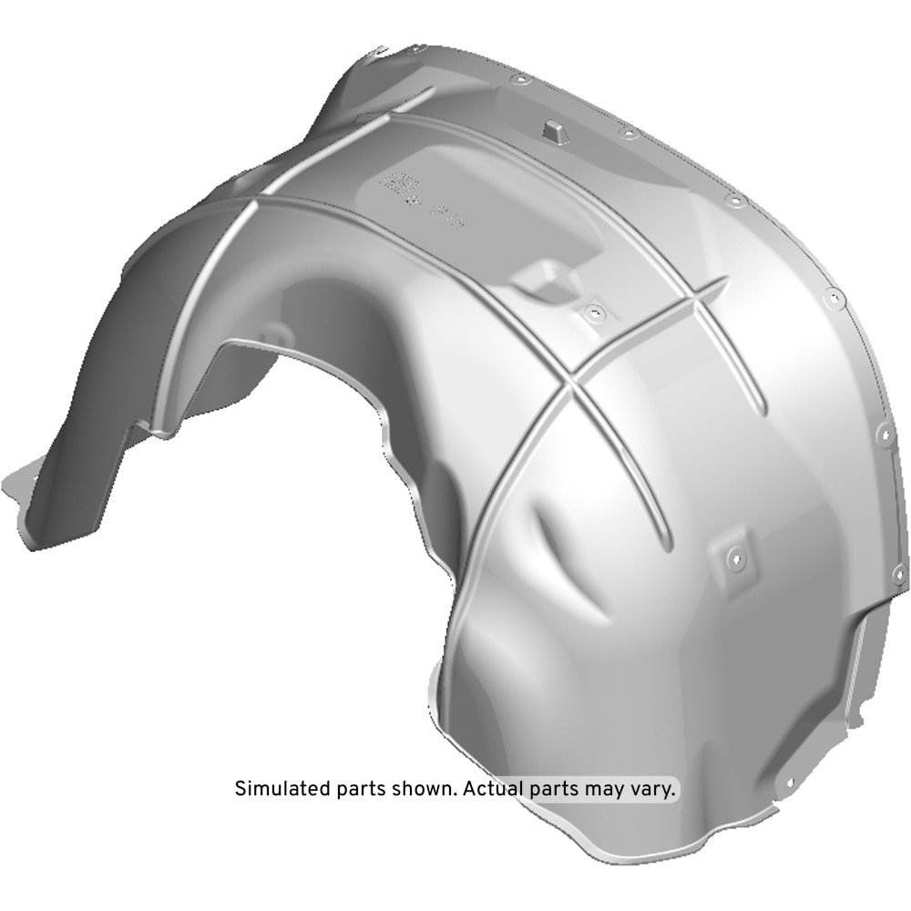 GM Genuine Parts Passenger Side Front Wheelhouse Liner