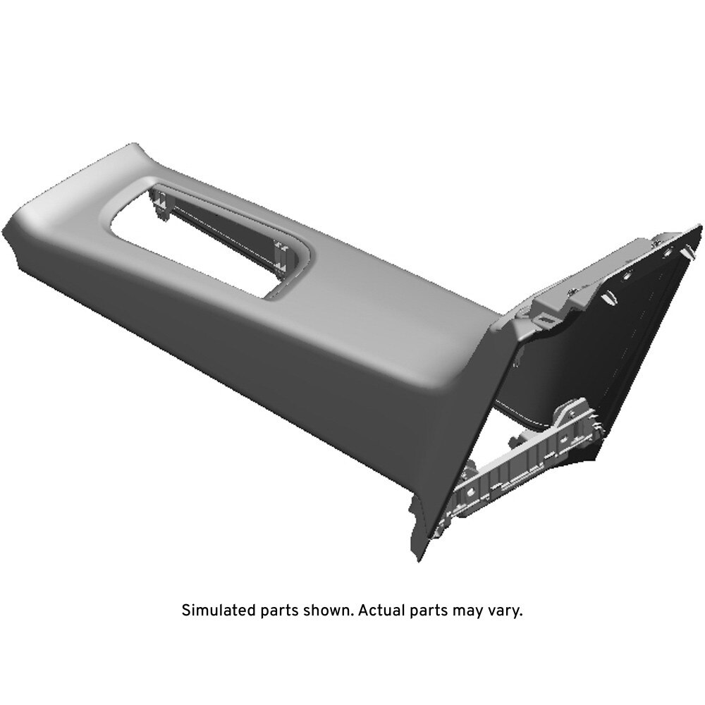 GM Genuine Parts Jet Black Rear Floor Console Armrest