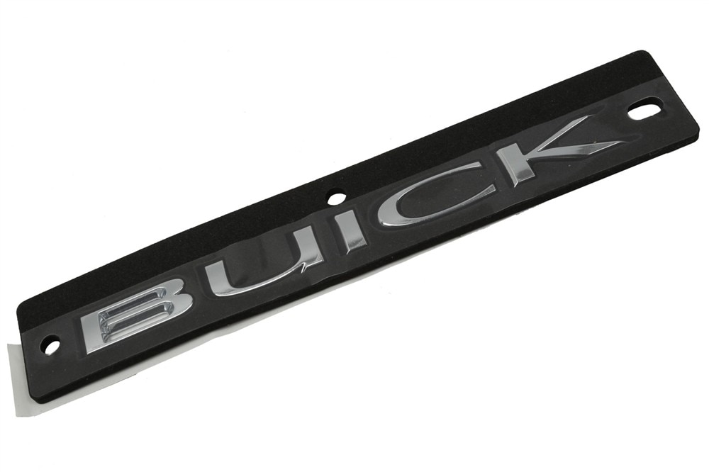 GM Genuine Parts Deck Lid Buick Name Plate