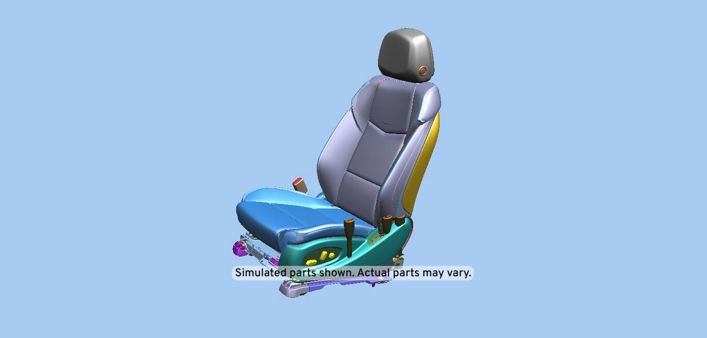 GM Genuine Parts Light Platinum Driver Seat
