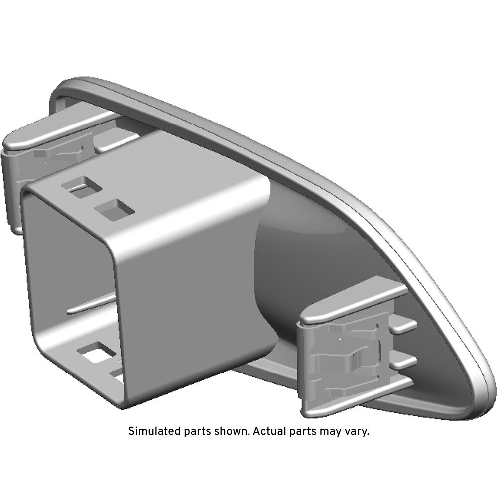 GM Genuine Parts Jet Black Driver Side Door Latch Release Switch Bezel