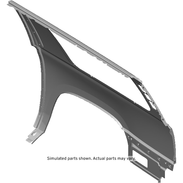 GM Genuine Parts Passenger Side Outer Quarter Panel