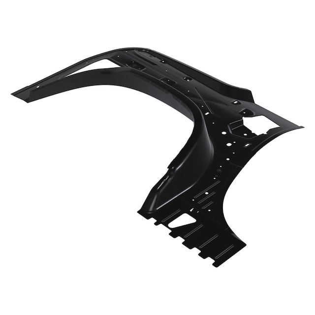 GM Genuine Parts Passenger Side Inner Lower Quarter Panel with Reinforcement and Plates