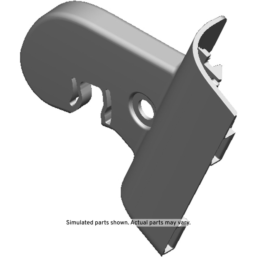 GM Genuine Parts Jet Black Rear Passenger Side Seat Armrest Hinge Finish Cover