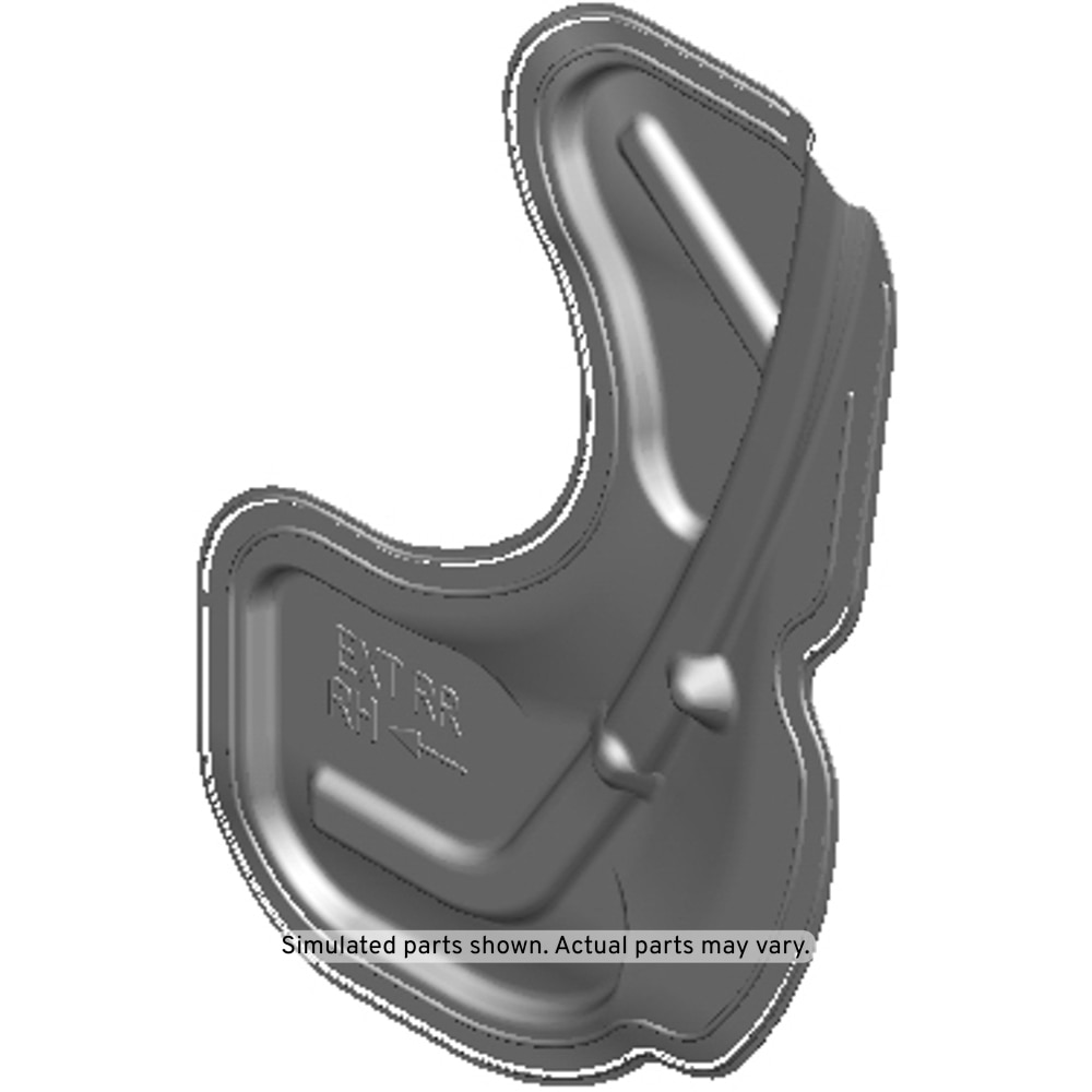 GM Genuine Parts Passenger Side Rear Door Water Deflector