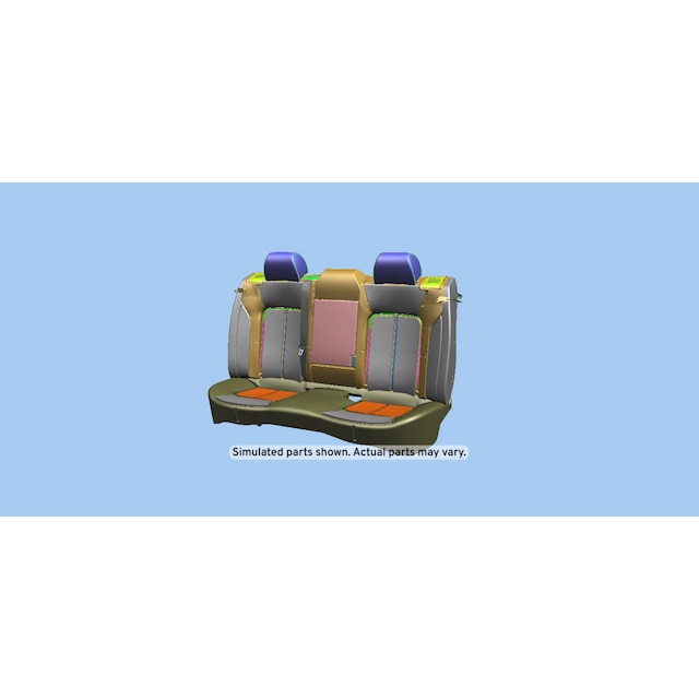 GM Genuine Parts Medium Titanium Rear Seat