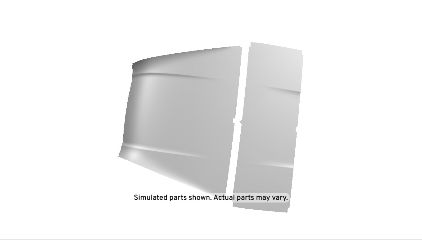 GM Genuine Parts Convertible Top Stowage Compartment Lid Decal in Velocity Yellow