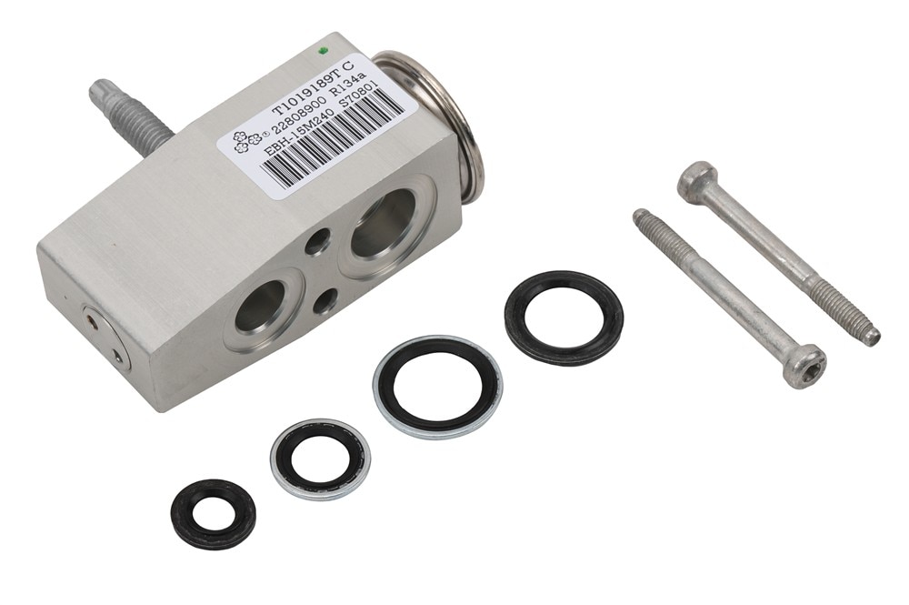 GM Genuine Parts Air Conditioning Thermal Expansion Valve Kit with Valve Seals, Valve, Stud, and Bolts