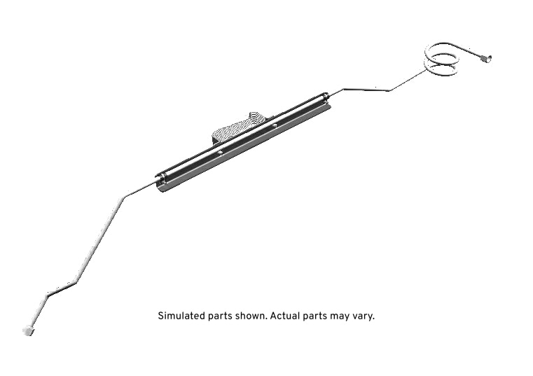 GM Genuine Parts Compressed Natural Gas (CNG) Rear Fuel Feed Pipe