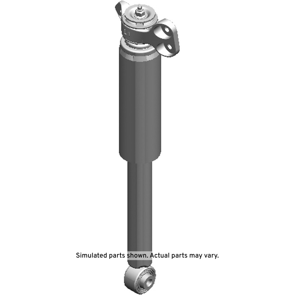 GM Genuine Parts Rear Driver Side Shock Absorber with Upper Mount