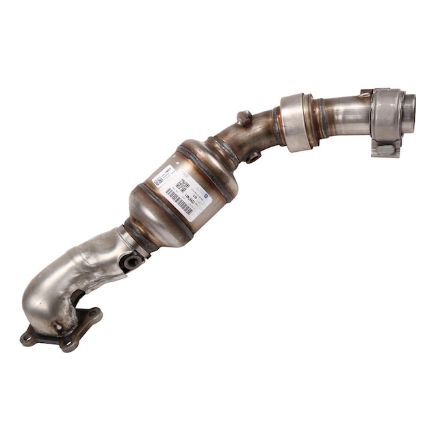 GM Genuine Parts Passenger Side 3-Way Catalytic Converter with Pipe, Flange, Bushings, Clamp, and Studs