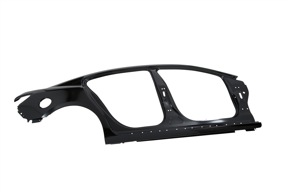 GM Genuine Parts Passenger Side Outer Body Side Panel with Reinforcement and Plate