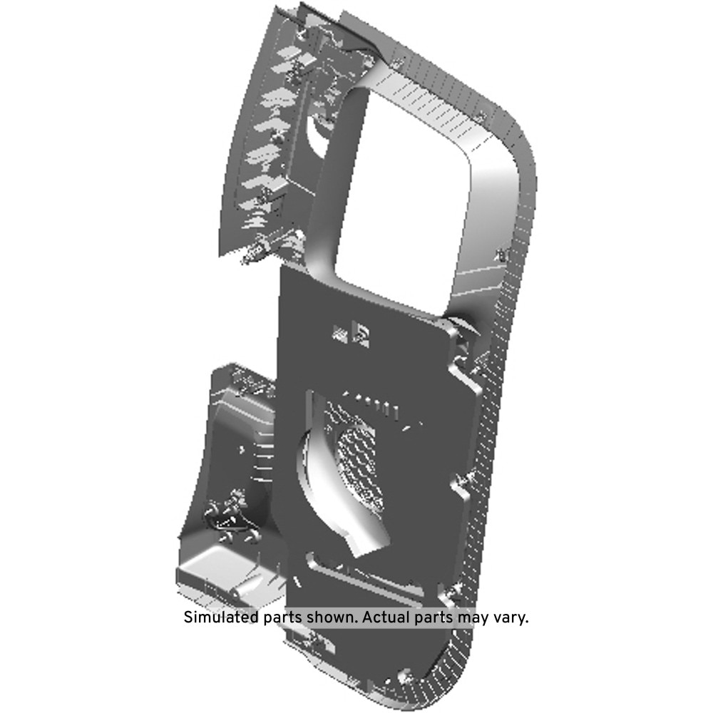GM Genuine Parts Cocoa Driver Side Rear Door Trim