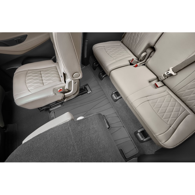 Third-Row One-Piece Premium All-Weather Floor Mat in Ebony