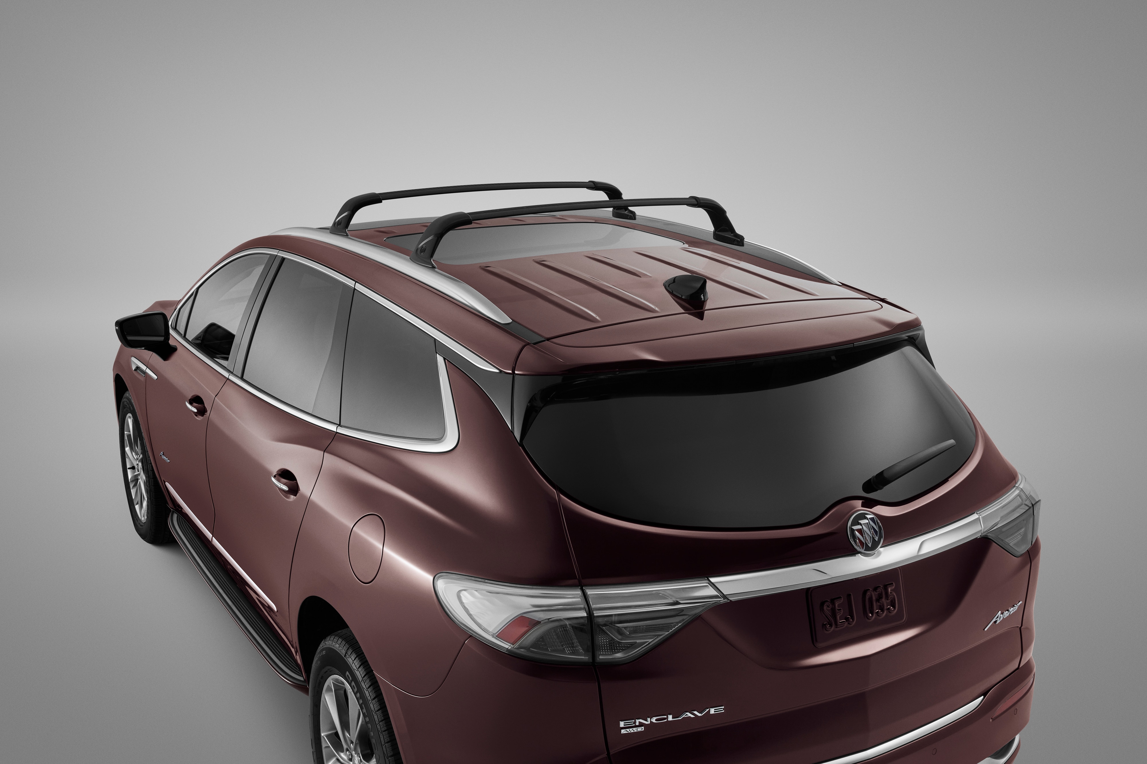 Roof Rack Cross Rails Package in Black
