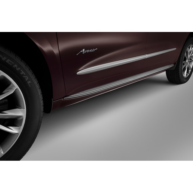 Molded Assist Steps in Rich Garnet Metallic