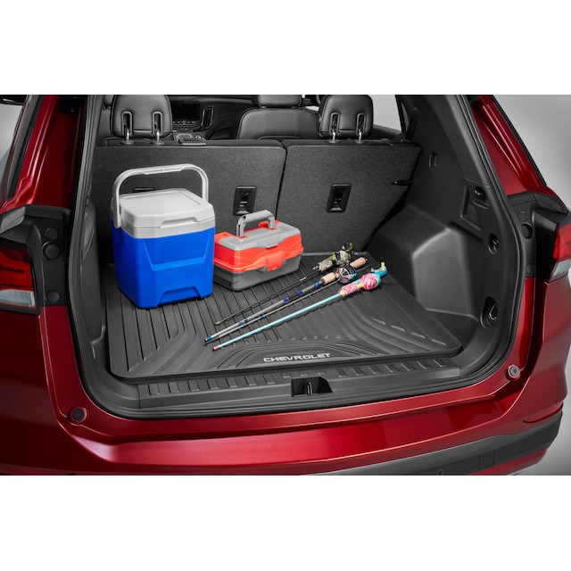 Premium All-Weather Cargo Area Mat in Jet Black with Chevrolet Script