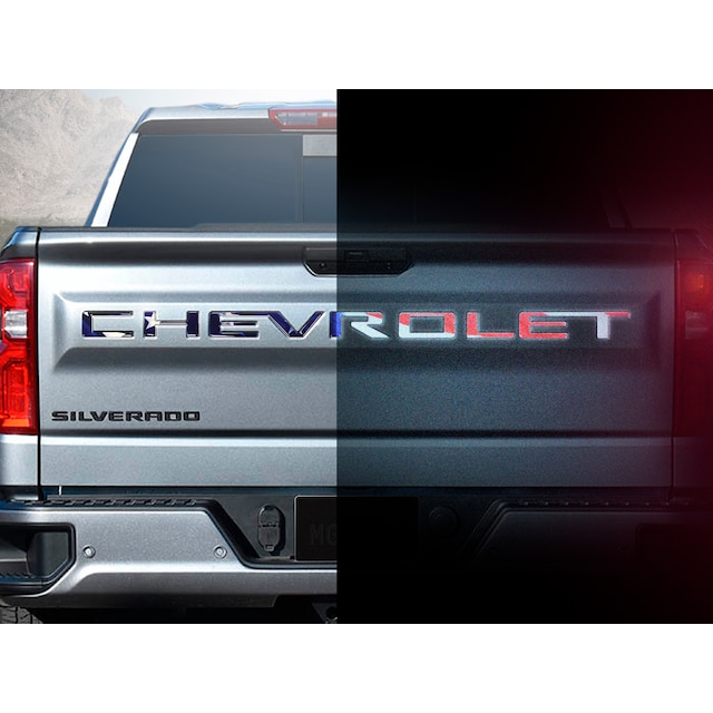 3-D Urethane Reflective CHEVROLET Tailgate Lettering in Americana by Nox-Lux™ - Associated Accessories