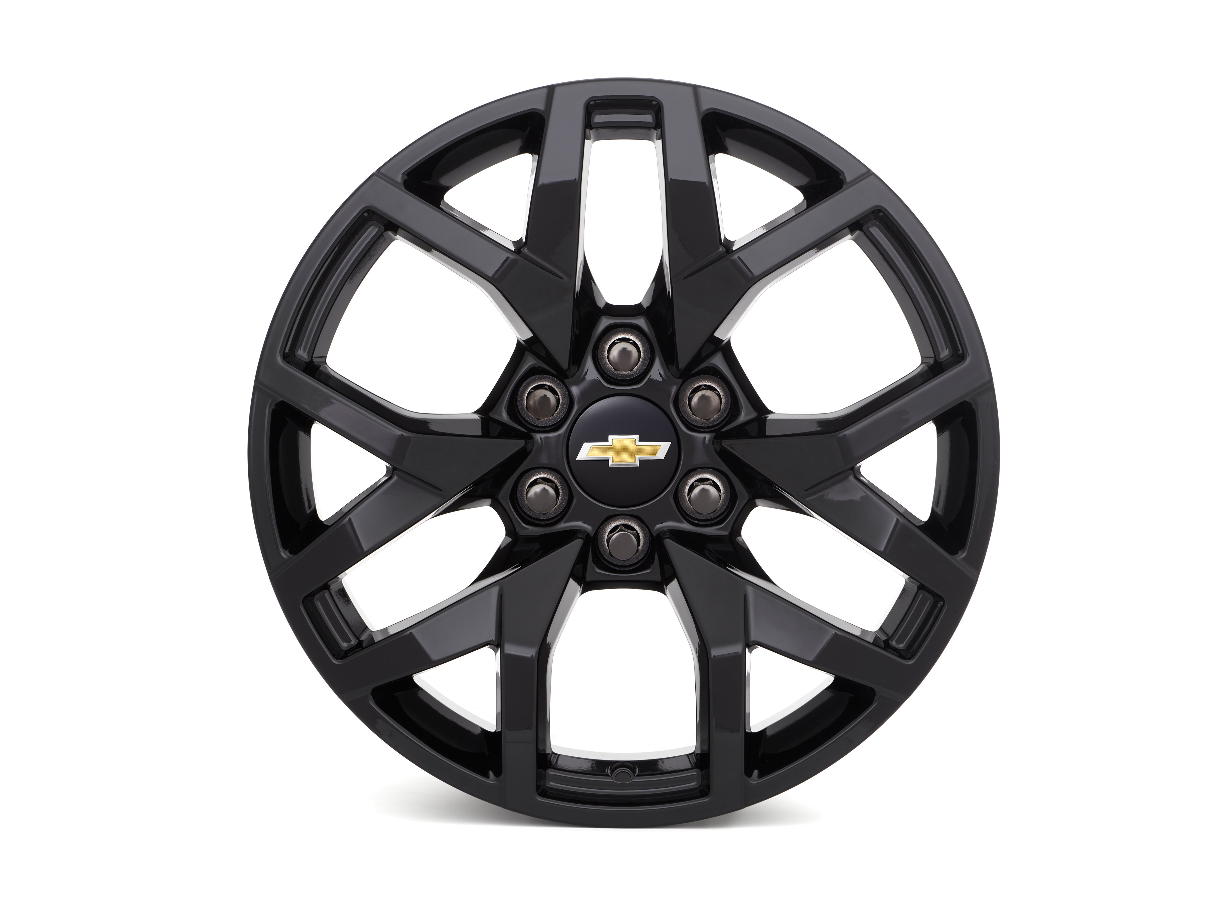 20x9-Inch Aluminum Multi-Spoke Wheel Package in Gloss Black