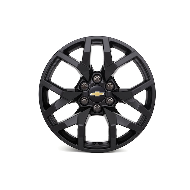 20x9-Inch Aluminum Multi-Spoke Wheel Package in Gloss Black