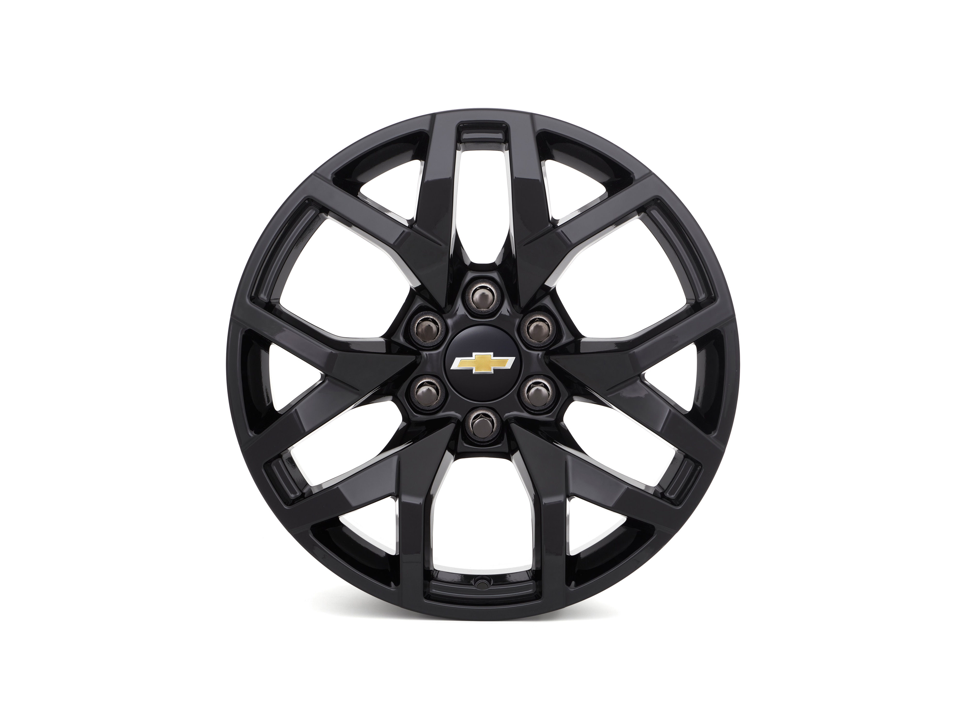 20x9-Inch Aluminum Multi-Spoke Wheel in High Gloss Black