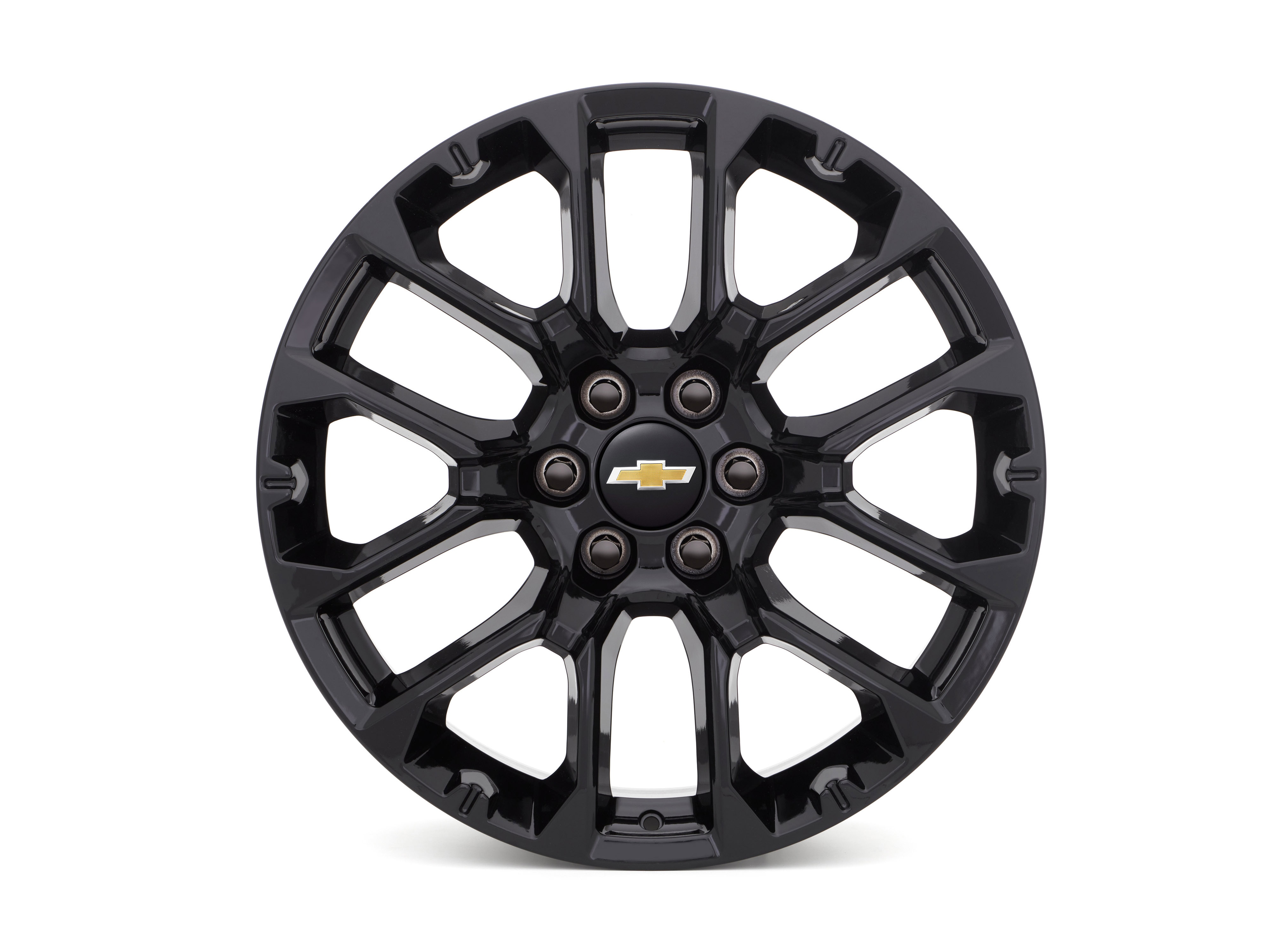 22x9-Inch Aluminum Multi-Spoke Wheel Package in Gloss Black