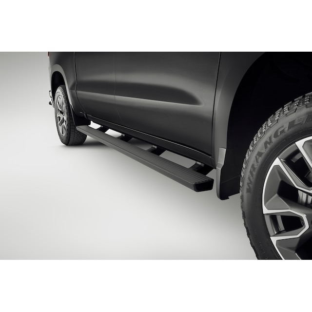 Crew Cab Work Step Assist Steps in Black