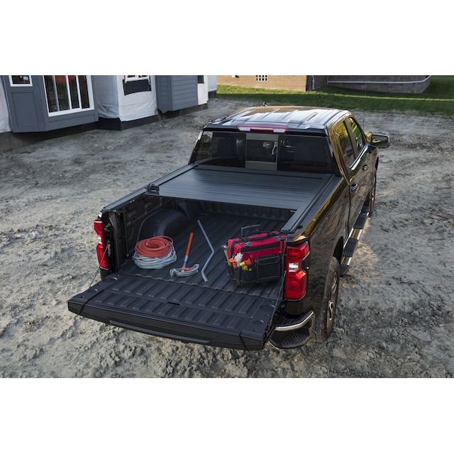 Short Bed Embark LS Retractable Truck Bed Cover in Black by Advantage® - Associated Accessories
