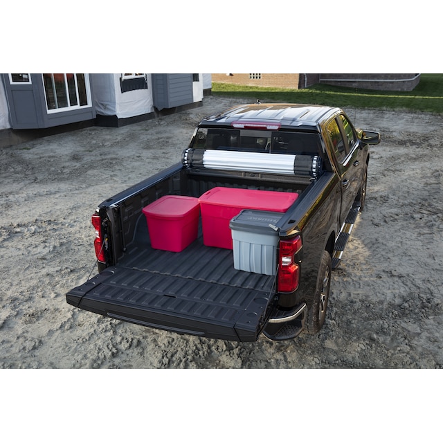 Short Bed Hard Rolling Truck Bed Cover in Black by Advantage® - Associated Accessories