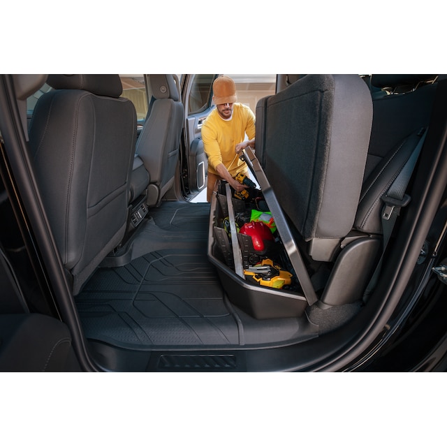 Crew Cab Underseat Lockable Storage Organizer in Black