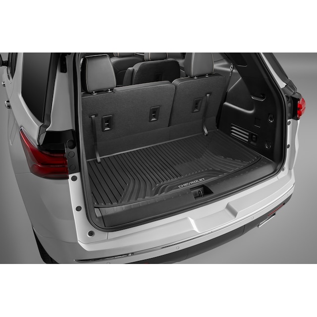 Premium All-Weather Cargo Area Mat in Jet Black with Chevrolet Script