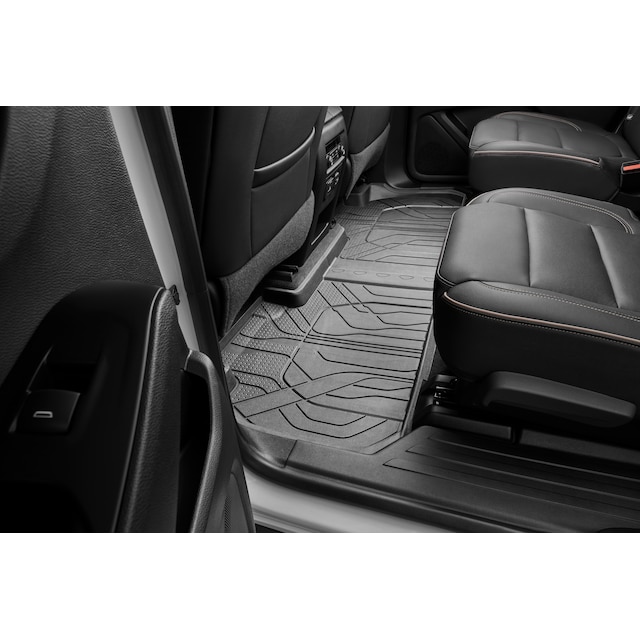 Second-Row Interlocking Premium All-Weather Floor Liner in Jet Black (for Models with Second-Row Captain's Chairs)