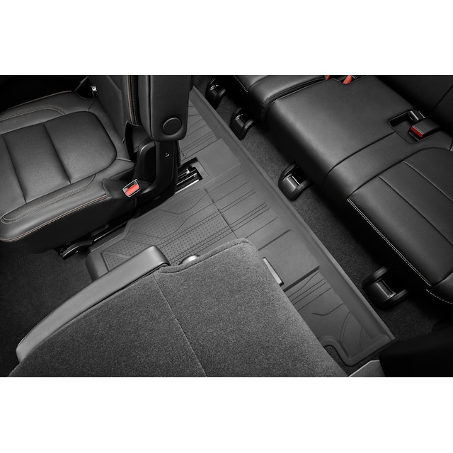 Third-Row One-Piece Premium All-Weather Floor Liner in Jet Black (for Models with Second-Row Captain's Chairs)