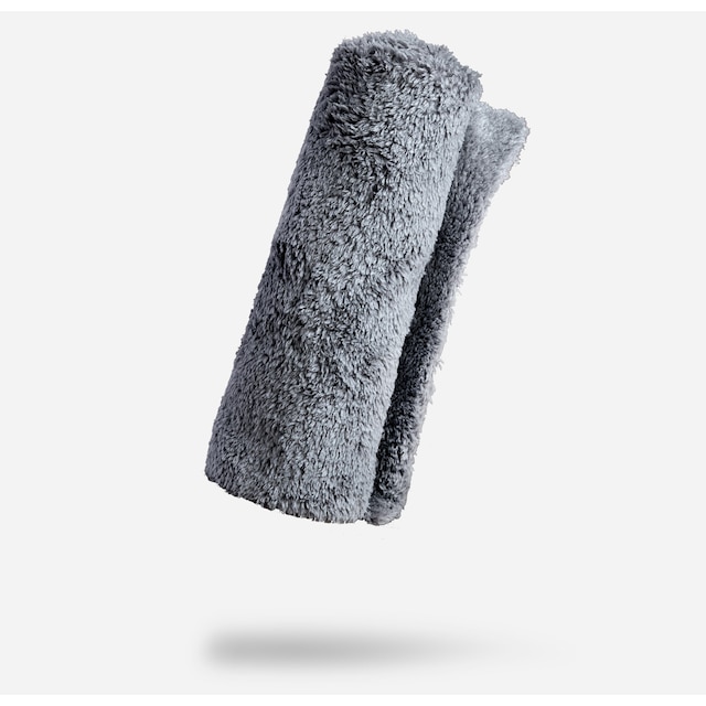 Single Pack Borderless Gray Plush Towel by Adam's Polishes® - Associated Accessories
