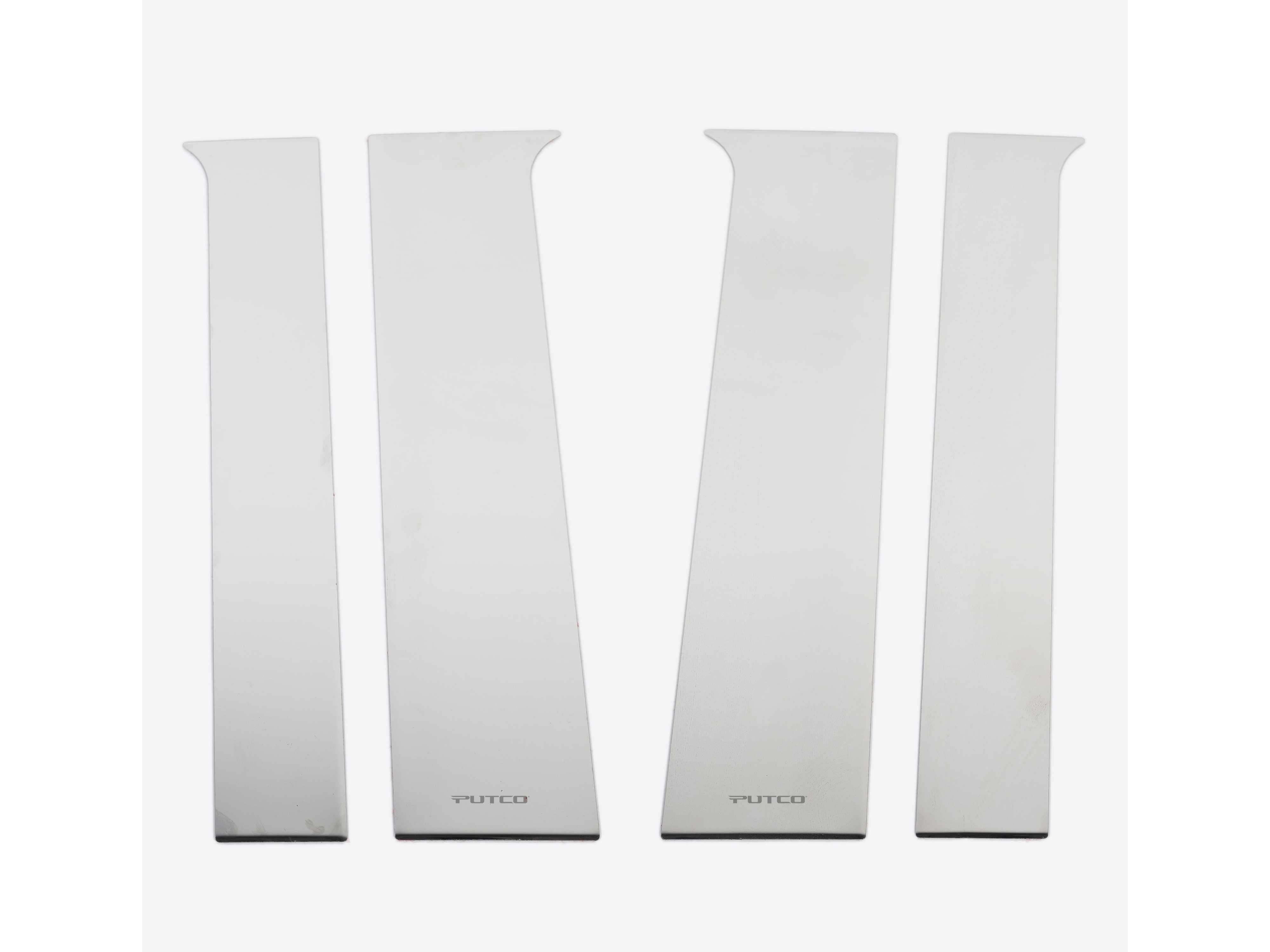 Crew Cab Pillar Trim in Stainless Steel by Putco® - Associated Accessories