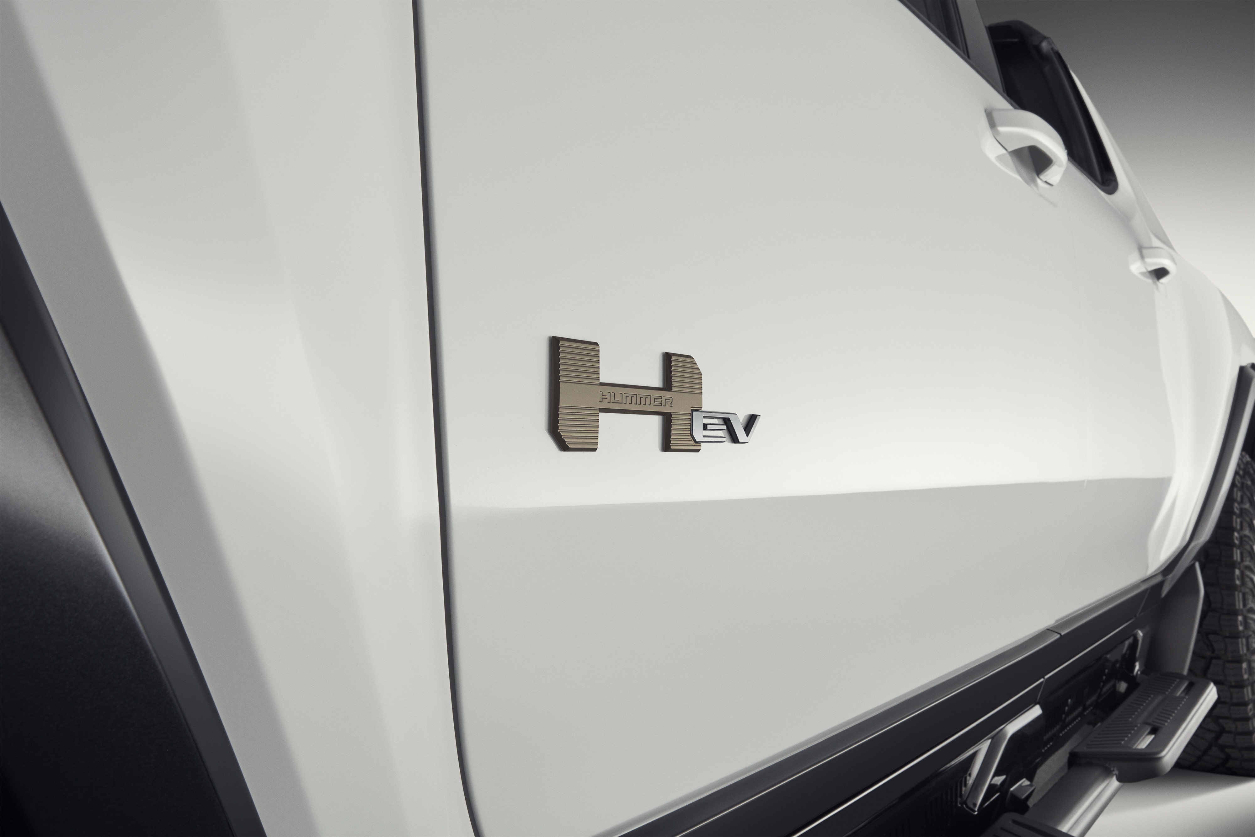 HUMMER EV Emblems in Tech Bronze