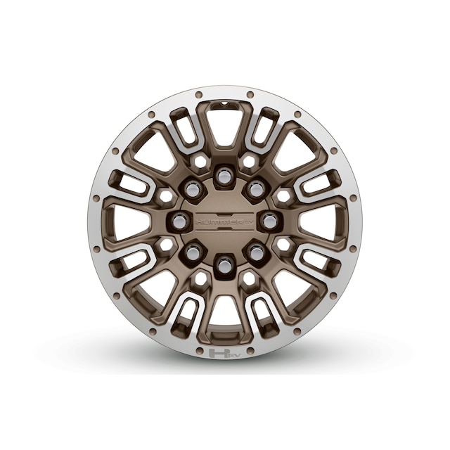18 x 9-Inch 8-Spoke Wheel Package in Tech Bronze with Machine Face