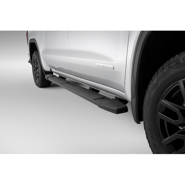 Crew Cab 6-Inch Rectangular Assist Steps in Black