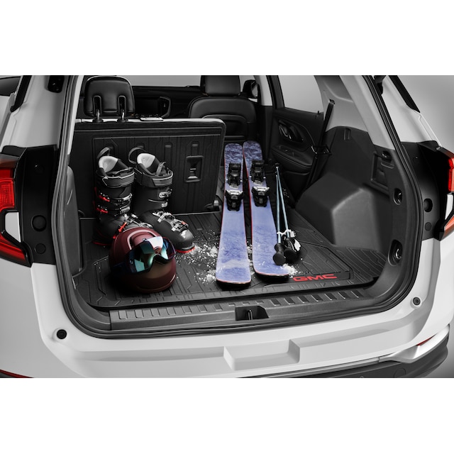Integrated Cargo Area Liner in Jet Black with GMC Logo