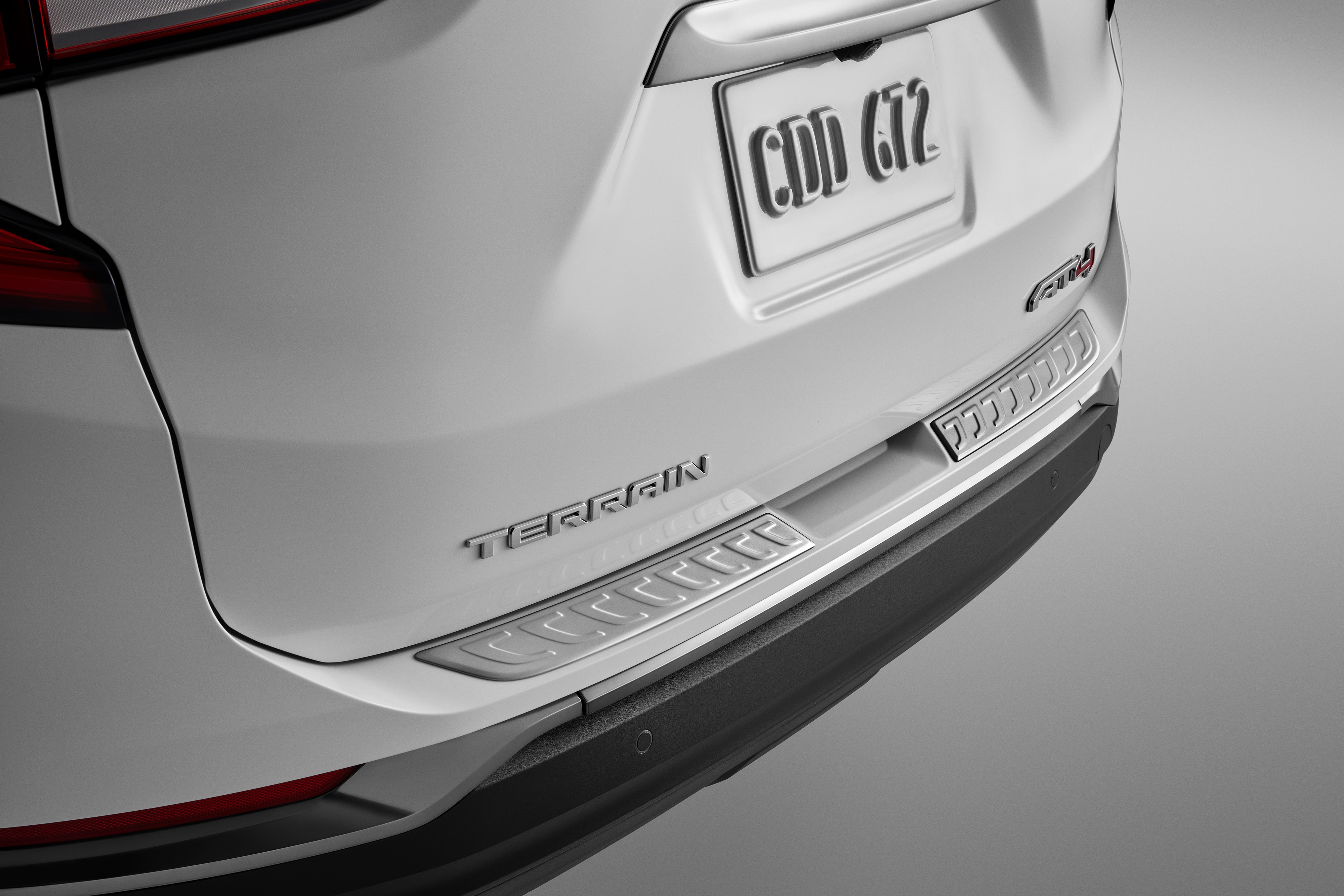 Rear Bumper Fascia Applique in Stainless Steel